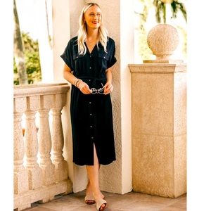 Amalli Talli black utility dress